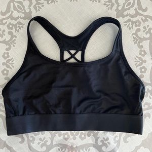 Victoria‘a Secret Black Racer Back Sports Bra